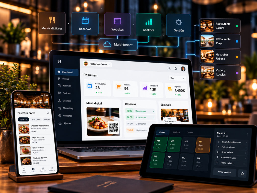 Multi-tenant SaaS platform for restaurant management